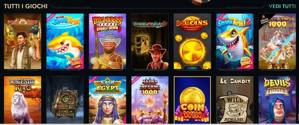 Tutti i giochi slot disponibili